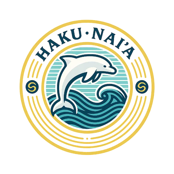 Haku Nai'a のロゴ(イルカのエンブレム)